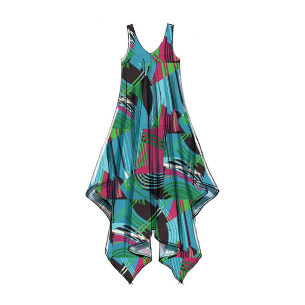 McCalls Schnittmuster M7402 - Kleid - weit fallend - leger – Bild 6