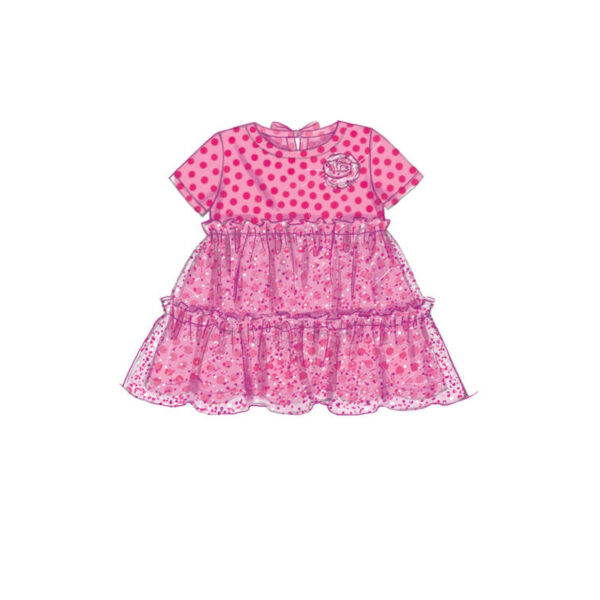 McCalls Schnittmuster M7458 - Kleid mit Legging - Rüschenkleid - Stufenrock – Bild 3