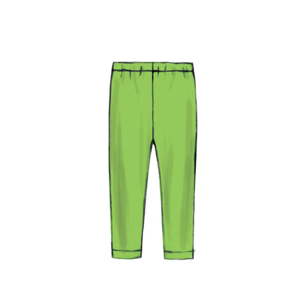 McCalls Schnittmuster M7458 - Kleid mit Legging - Rüschenkleid - Stufenrock – Bild 7