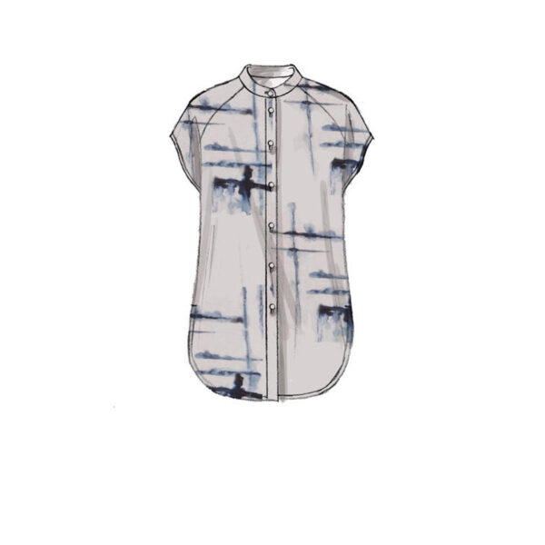 McCalls Schnittmuster M7472 - Bluse - Longbluse - Minikleid – Bild 6