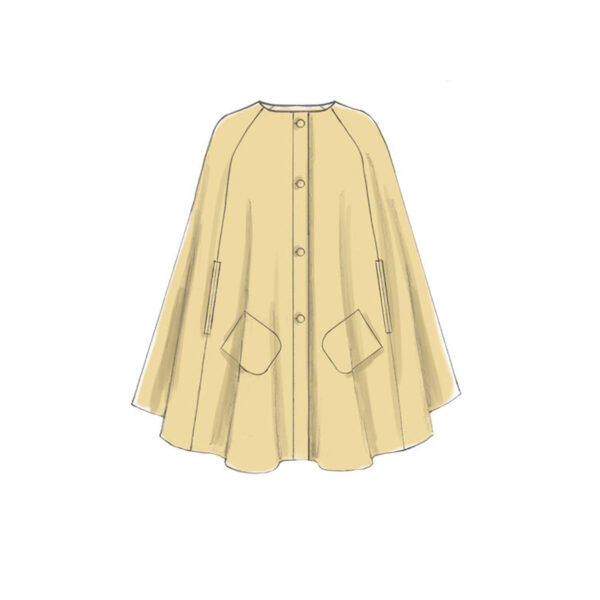 McCalls Schnittmuster M7477 - Cape - Poncho - Überwurf – Bild 5