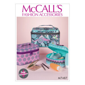 McCalls Schnittmuster M7487 - Tasche - Kosmetiktasche - Kosmetikbag