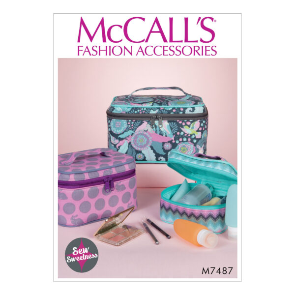 McCalls Schnittmuster M7487 - Tasche - Kosmetiktasche - Kosmetikbag