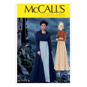McCalls Schnittmuster M7493 - historisches Kostüm - Kleid - Kurzjacke