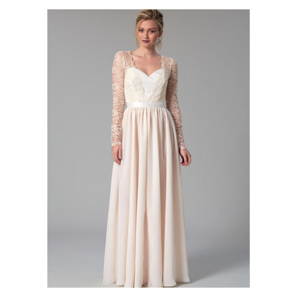 McCalls Schnittmuster M7507 - Kleid - mit Überrock - Schleppe – Bild 3