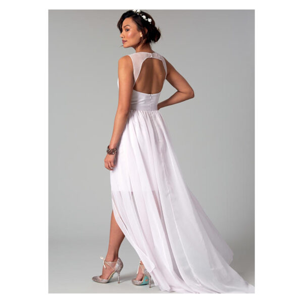 McCalls Schnittmuster M7507 - Kleid - mit Überrock - Schleppe – Bild 7