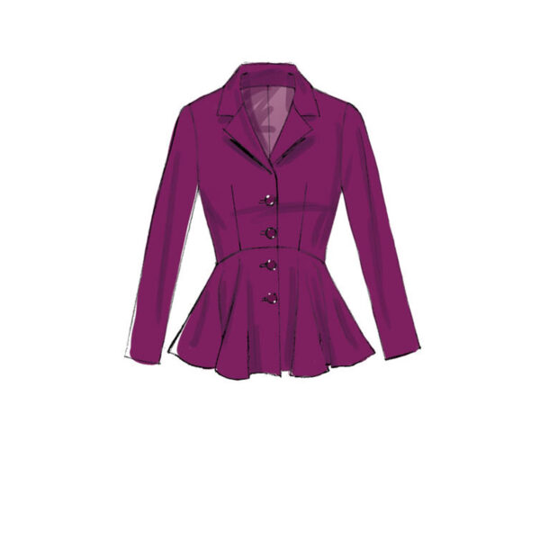 McCalls Schnittmuster M7513 - Jacke - Mantel - Schösschenteil – Bild 4