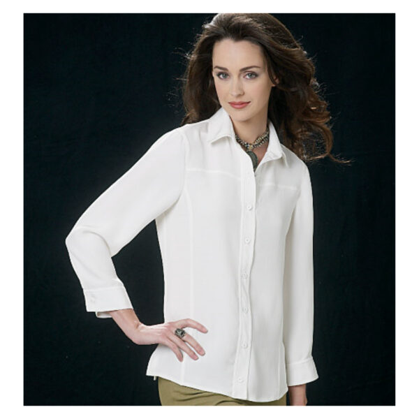 Vogue Schnittmuster V8689 - Blusenvarianten - Hemdbluse – Bild 2