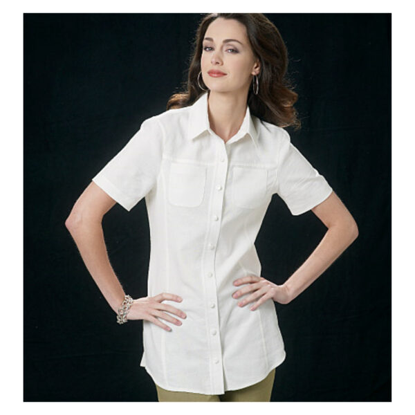 Vogue Schnittmuster V8689 - Blusenvarianten - Hemdbluse – Bild 5