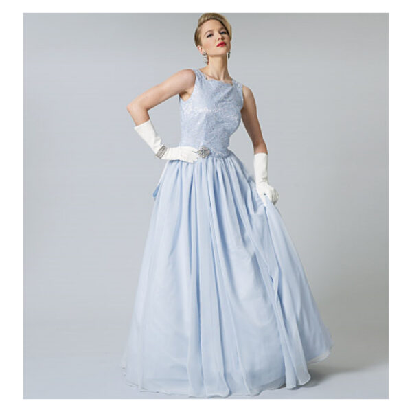 Vogue Schnittmuster V8729 - Abendkleid - Ballkleid - Festrobe - 50er Jahre – Bild 4