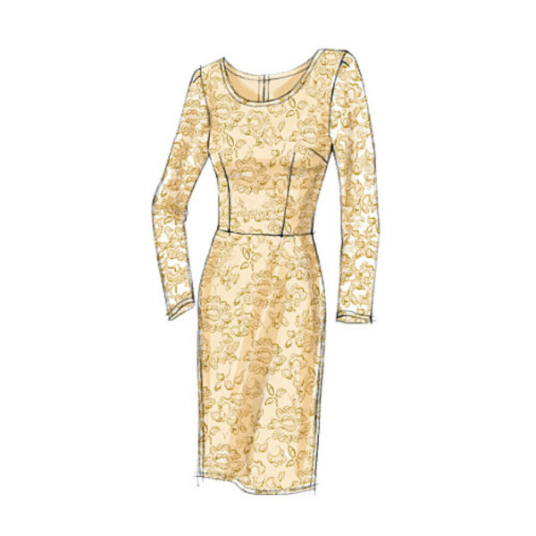 Vogue Schnittmuster V8766 - Kleid in Variationen - 6 Modelle – Bild 8