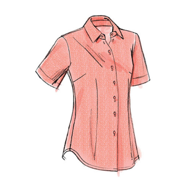 Vogue Schnittmuster V8772 - Bluse - 6 Varianten – Bild 6