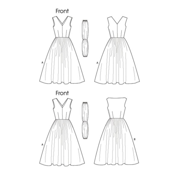 Vogue Schnittmuster V8789 - Kleid - Vintage - 50er Jahre Stil – Bild 9