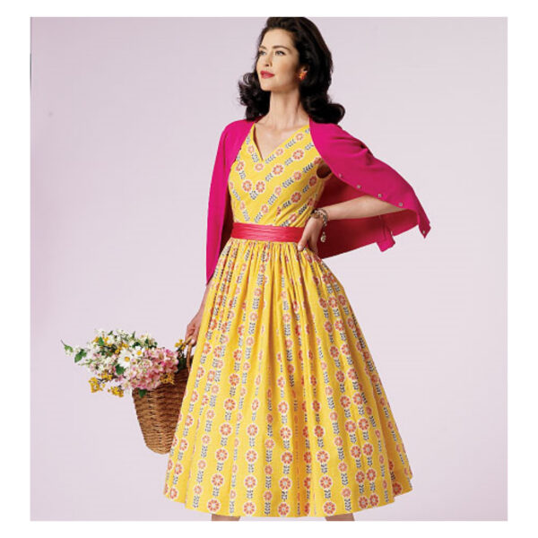 Vogue Schnittmuster V8789 - Kleid - Vintage - 50er Jahre Stil – Bild 5