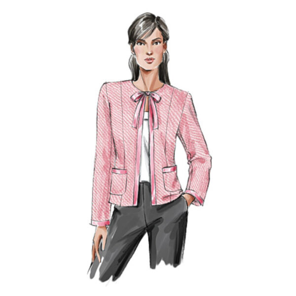 Vogue Schnittmuster V7975 - Jacken Variationen - 5 Modelle – Bild 4