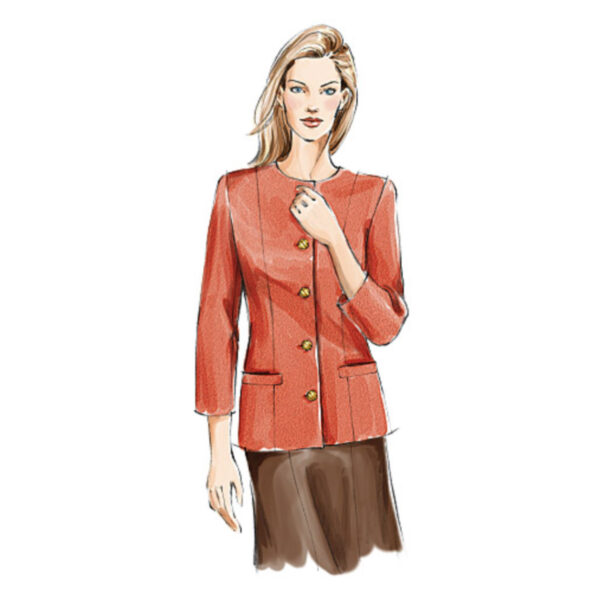Vogue Schnittmuster V7975 - Jacken Variationen - 5 Modelle – Bild 5