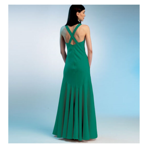 Vogue Schnittmuster V8814 - Kleid mit Trägern - rückenfrei – Bild 3