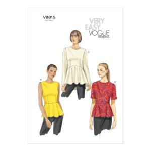 Vogue Schnittmuster V8815 - Bluse - Shirt - Schößchen