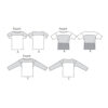 Vogue Schnittmuster V8877 - Shirt - tief angesetzter Arm - Sattel – Bild 8