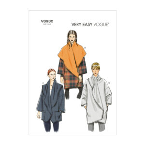 Vogue Schnittmuster V8930 - weite Jacke - Mantel - Oversize
