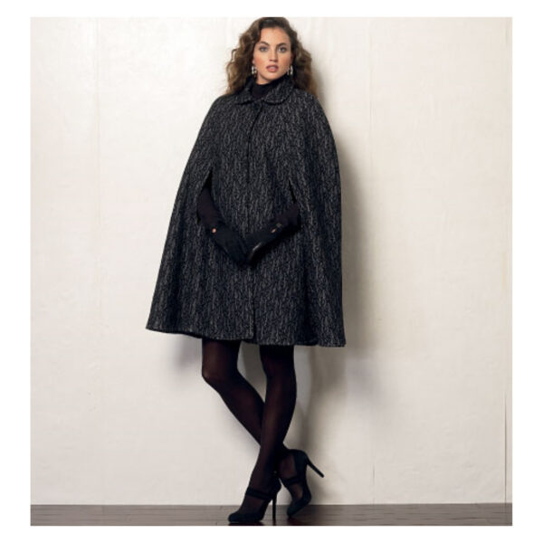 Vogue Schnittmuster V8959 - Cape - Umhang - Poncho – Bild 3