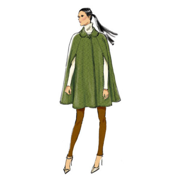 Vogue Schnittmuster V8959 - Cape - Umhang - Poncho – Bild 7