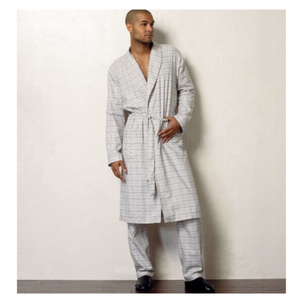 Vogue Schnittmuster V8964 - Herrenschlafanzug - Morgenmantel - Shorty – Bild 3
