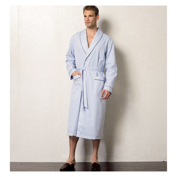 Vogue Schnittmuster V8964 - Herrenschlafanzug - Morgenmantel - Shorty – Bild 4
