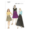 Vogue Schnittmuster V8980 - Rockvariationen - 3 verschiedene Modelle