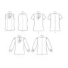 Vogue Schnittmuster V9006 - Bluse - Shirt - mit Wasserfallausschnitt – Bild 5
