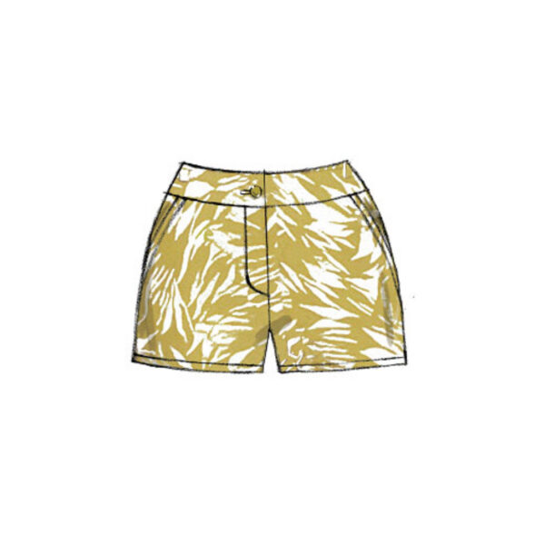 Vogue Schnittmuster V9008 - Hose - kurze Hosen - Bermuda – Bild 5
