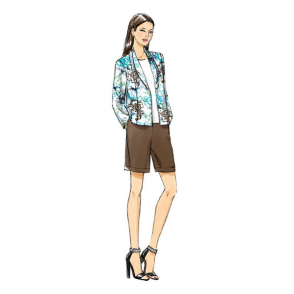Vogue Schnittmuster V9011 - Jacke - Stickjacke - Cardigan - Hose – Bild 3
