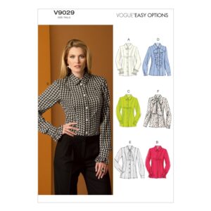 Vogue Schnittmuster V9029 - Bluse - Hemdbluse - tailliert