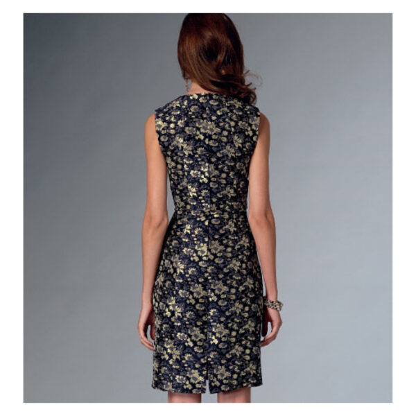 Vogue Schnittmuster V9050 - Kleid - beliebtes Etuikleid - schwingender Rock – Bild 3