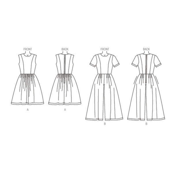 Vogue Schnittmuster V9075 - Kleid - Hosenrock - Overall – Bild 5