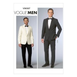 Vogue Schnittmuster V9097 - Herrenanzug - Sakko - Hose