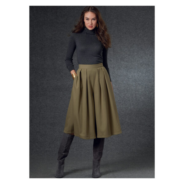Vogue Schnittmuster V1772 - weite Hose - Hosenrock - 2 Längen – Bild 5