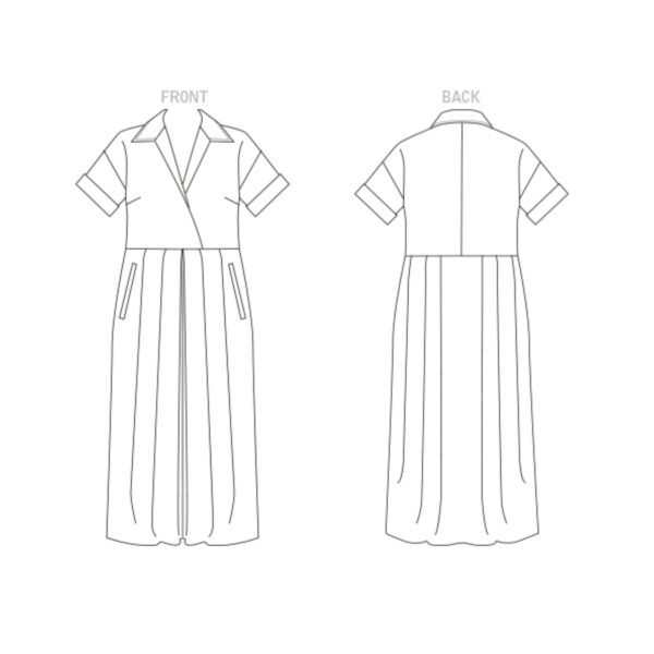 Vogue Schnittmuster V1777 - Kleid - legere und bequem - Schlupfkleid – Bild 5