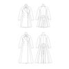 Vogue Schnittmuster V1837 - ausgestellter Mantel - Jacke mit Reverskragen - Schößchen – Bild 8