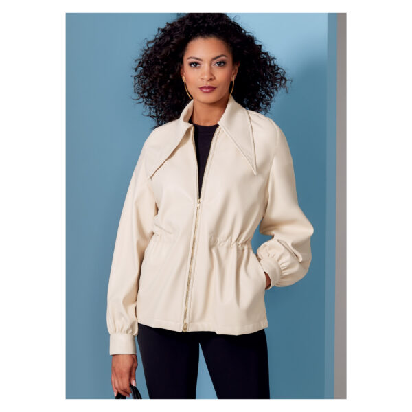 Vogue Schnittmuster V1840 - Kapuzenmantel - Parka - Jacke mit Reißverschluss – Bild 2