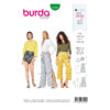 Burda Style Schnittmuster Nr. 6199 - Hose - Shorts - Gummizug - Saumrüschen