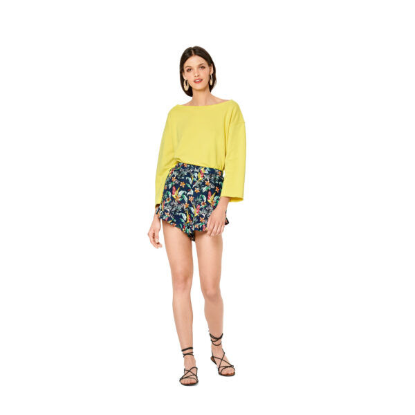 Burda Style Schnittmuster Nr. 6199 - Hose - Shorts - Gummizug - Saumrüschen – Bild 5