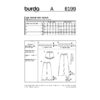 Burda Style Schnittmuster Nr. 6199 - Hose - Shorts - Gummizug - Saumrüschen – Bild 11