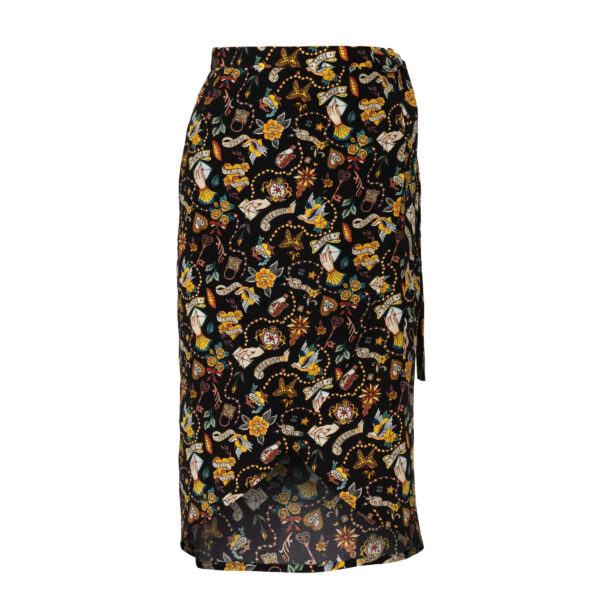 Burda Style Schnittmuster Nr. 6200 - Wickelrock mit Bund und Bindebändern – Bild 3