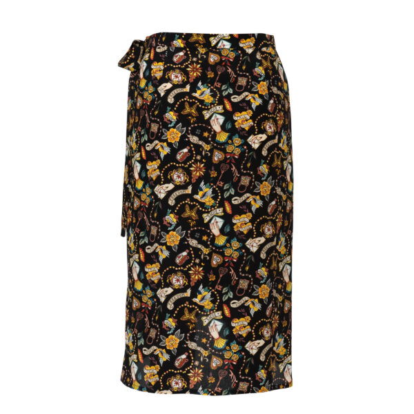 Burda Style Schnittmuster Nr. 6200 - Wickelrock mit Bund und Bindebändern – Bild 4