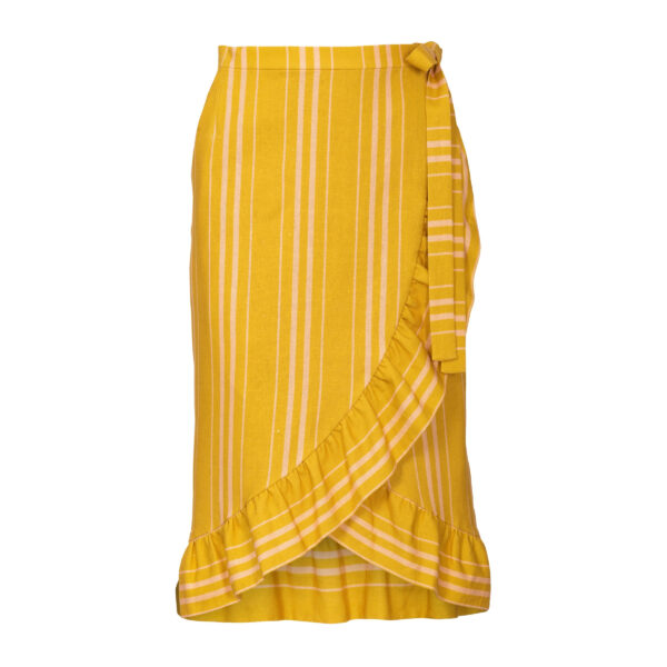 Burda Style Schnittmuster Nr. 6200 - Wickelrock mit Bund und Bindebändern – Bild 6