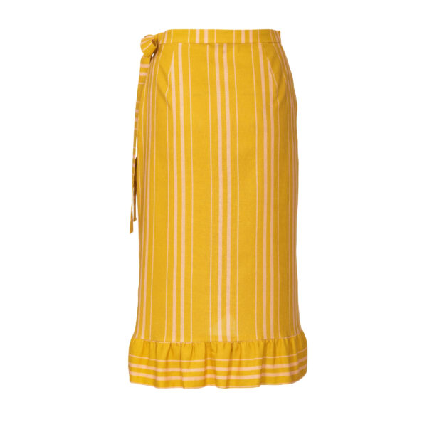 Burda Style Schnittmuster Nr. 6200 - Wickelrock mit Bund und Bindebändern – Bild 7