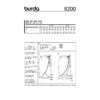 Burda Style Schnittmuster Nr. 6200 - Wickelrock mit Bund und Bindebändern – Bild 8