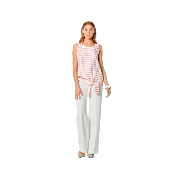Burda Style Schnittmuster Nr. 6201 - Top - ausgestellte Form - Bund und Bänder – Bild 2
