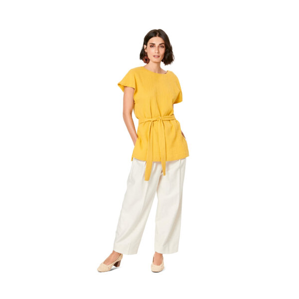Burda Style Schnittmuster Nr. 6204 - Blusenshirt - überschnittene Schultern – Bild 8